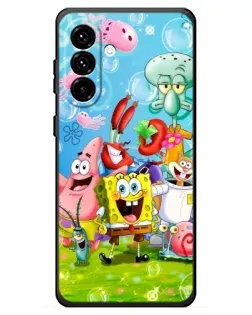 Чохол для Samsung Galaxy A18 4G з картинкою «Губка Боб та друзі» Чохол для Samsung Galaxy A18 4G з картинкою «Губка Боб та друзі»