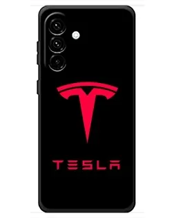 Чехол для Samsung Galaxy A18 4G с картинкой «Tesla Red Logo» Чехол для Samsung Galaxy A18 4G с картинкой «Tesla Red Logo»