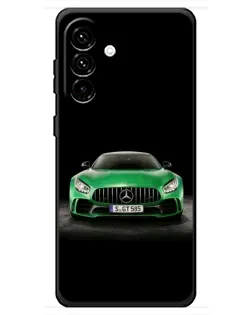 Чохол для Samsung Galaxy A18 4G з картинкою «Mercedes — неоновий лого»