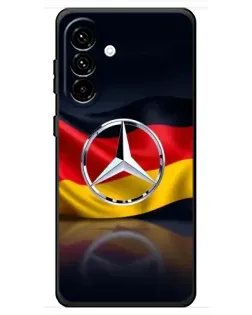 Чохол для Samsung Galaxy A18 4G з картинкою «Mercedes — прапор Німеччини»