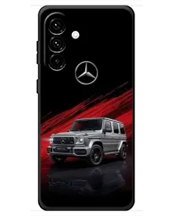 Чохол для Samsung Galaxy A18 4G з картинкою «Mercedes G-Class червоний»