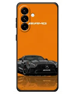 Чохол для Samsung Galaxy A18 4G з картинкою «Помаранчевий Mercedes AMG»