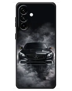 Чохол для Samsung Galaxy A18 4G з картинкою «Mercedes у диму»
