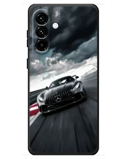 Чохол для Samsung Galaxy A18 4G з картинкою «Гоночний Mercedes AMG»