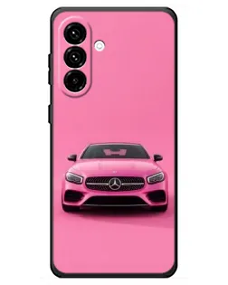 Чехол для Samsung Galaxy A18 4G с картинкой «Розовый Mercedes AMG»