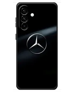 Чехол для Samsung Galaxy A18 4G с картинкой «Mercedes на металле»