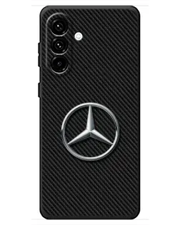 Чехол для Samsung Galaxy A18 4G с картинкой «Карбоновый Mercedes стиль»