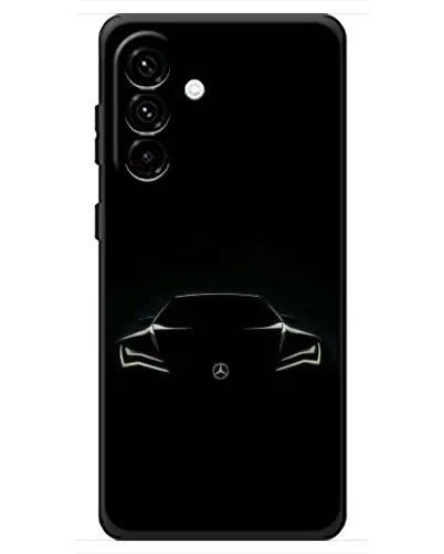 Чехол для Samsung Galaxy A18 4G с картинкой «Mercedes — силуэт авто» Чехол для Samsung Galaxy A18 4G с картинкой «Mercedes — силуэт авто»