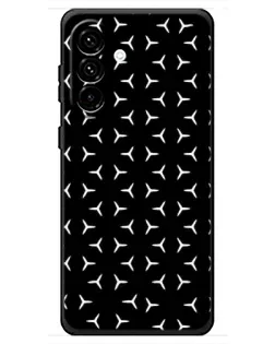 Чехол для Samsung Galaxy A18 4G с картинкой «Mercedes паттерн звезд»