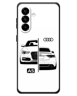 Чехол для Samsung Galaxy A18 4G с картинкой «Audi — контрастный дизайн» Чехол для Samsung Galaxy A18 4G с картинкой «Audi — контрастный дизайн»