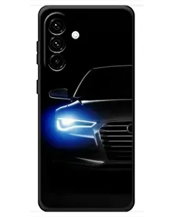Чехол для Samsung Galaxy A18 4G с картинкой «Неоновый взгляд Audi» Чехол для Samsung Galaxy A18 4G с картинкой «Неоновый взгляд Audi»