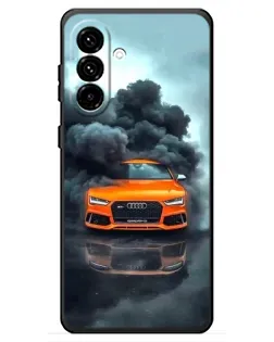 Чехол для Samsung Galaxy A18 4G с картинкой «Audi в облаках дыма» Чехол для Samsung Galaxy A18 4G с картинкой «Audi в облаках дыма»