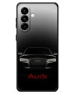 Чехол для Samsung Galaxy A18 4G с картинкой «Audi — градиентный контур» Чехол для Samsung Galaxy A18 4G с картинкой «Audi — градиентный контур»