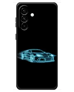 Чехол для Samsung Galaxy A18 4G с картинкой «Неоновый контур Lamborghini» Чехол для Samsung Galaxy A18 4G с картинкой «Неоновый контур Lamborghini»