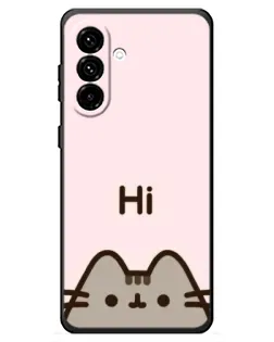 Чехол для Samsung Galaxy A18 4G с картинкой «Пушин говорит Hi» Чехол для Samsung Galaxy A18 4G с картинкой «Пушин говорит Hi»