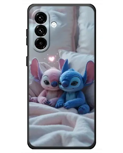 Чехол для Samsung Galaxy A18 4G с картинкой «Плюшевые Стич Ангел»