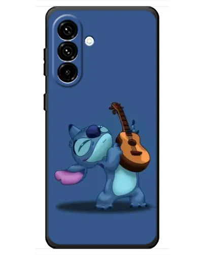 Чехол для Samsung Galaxy A18 4G с картинкой «Стич с укулеле»