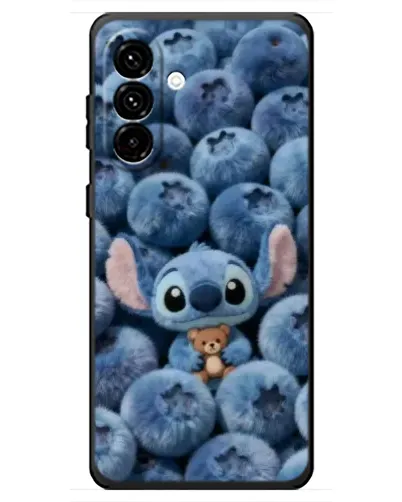 Чехол для Samsung Galaxy A18 4G с картинкой «Стич и голубика»