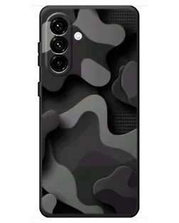 Чехол для Samsung Galaxy A18 4G с картинкой «Темный абстрактный камуфляж»