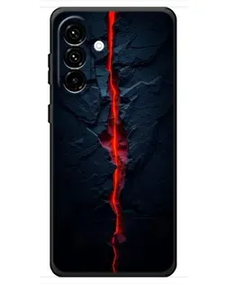Чехол для Samsung Galaxy A18 4G с картинкой «Kрасная лавовая трещина» Чехол для Samsung Galaxy A18 4G с картинкой «Kрасная лавовая трещина»