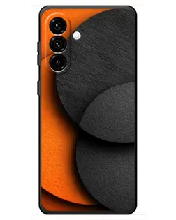 Чехол для Samsung Galaxy A18 4G с картинкой «Геометрия оранжевых кругов» Чехол для Samsung Galaxy A18 4G с картинкой «Геометрия оранжевых кругов»