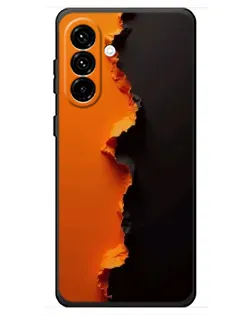 Чехол для Samsung Galaxy A18 4G с картинкой «Оранжевый разлом» Чехол для Samsung Galaxy A18 4G с картинкой «Оранжевый разлом»