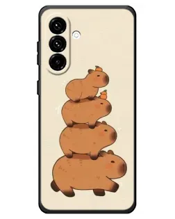 Чехол для Samsung Galaxy A18 4G с картинкой «Башня из капибар»