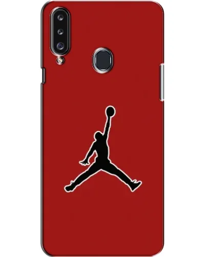 Чехол для Samsung Galaxy A20s (A207) с картинкой «Jordan Red Back»