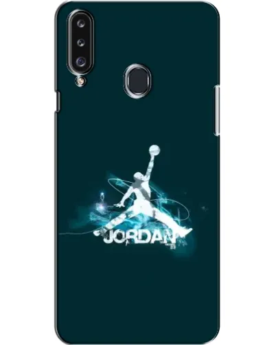 Чехол для Samsung Galaxy A20s (A207) с картинкой «Jordan Blue Fire»