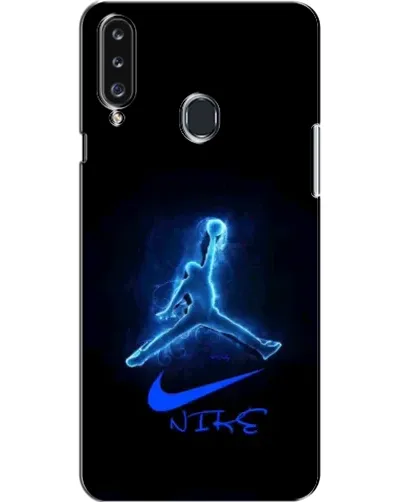 Чехол для Samsung Galaxy A20s (A207) с картинкой «Jordan Neon Blue»