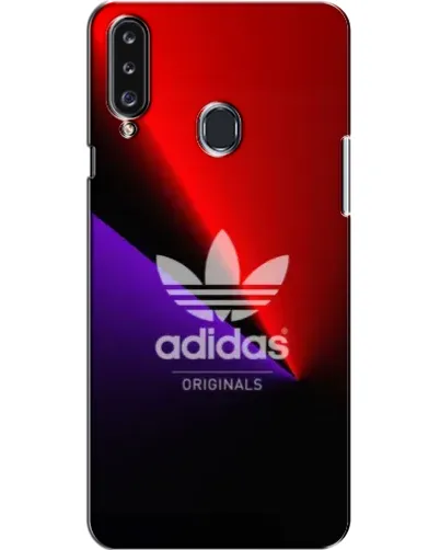 Чехол для Samsung Galaxy A20s (A207) с картинкой «Adidas Red Neon»