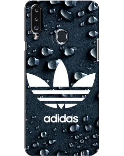 Чехол для Samsung Galaxy A20s (A207) с картинкой «Adidas Trefoil Blue»