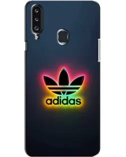 Чехол для Samsung Galaxy A20s (A207) с картинкой «Неоновый Adidas»