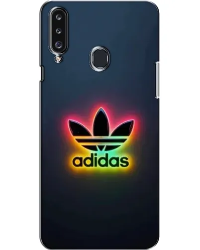 Чехол для Samsung Galaxy A20s (A207) с картинкой «Неоновый Adidas»