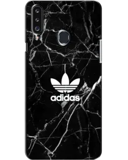 Чехол для Samsung Galaxy A20s (A207) с картинкой «Белый мрамор Adidas»