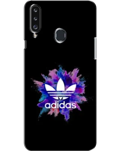 Чехол для Samsung Galaxy A20s (A207) с картинкой «Взрыв красок Adidas»