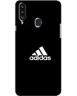Чехол для Samsung Galaxy A20s (A207) с картинкой «Черная классика Adidas»