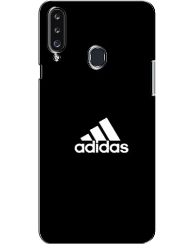 Чехол для Samsung Galaxy A20s (A207) с картинкой «Черная классика Adidas»