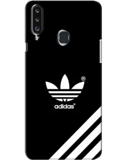 Чехол для Samsung Galaxy A20s (A207) с картинкой «Adidas с диагональными полосами»