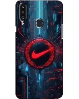 Чехол для Samsung Galaxy A20s (A207) с картинкой «Техногенный стиль Nike» Чехол для Samsung Galaxy A20s (A207) с картинкой «Техногенный стиль Nike»