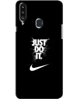 Чехол для Samsung Galaxy A20s (A207) с картинкой «Текстовый принт Nike» Чехол для Samsung Galaxy A20s (A207) с картинкой «Текстовый принт Nike»