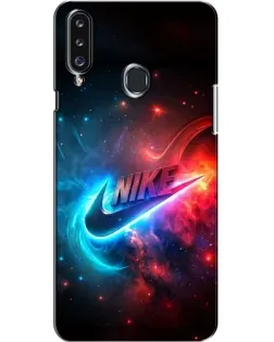 Чехол для Samsung Galaxy A20s (A207) с картинкой «Огненный логотип Nike» Чехол для Samsung Galaxy A20s (A207) с картинкой «Огненный логотип Nike»