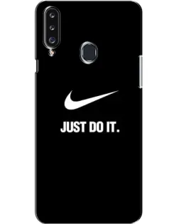 Чехол для Samsung Galaxy A20s (A207) с картинкой «Классический принт Nike» Чехол для Samsung Galaxy A20s (A207) с картинкой «Классический принт Nike»