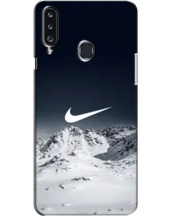 Чехол для Samsung Galaxy A20s (A207) с картинкой «Nike — зимние горы» Чехол для Samsung Galaxy A20s (A207) с картинкой «Nike — зимние горы»