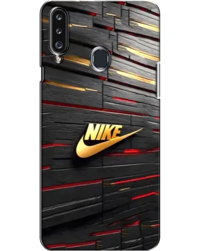 Чехол для Samsung Galaxy A20s (A207) с картинкой «Золотой Nike на металле» Чехол для Samsung Galaxy A20s (A207) с картинкой «Золотой Nike на металле»