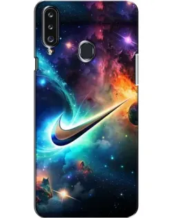 Чехол для Samsung Galaxy A20s (A207) с картинкой «Космический Nike Swoosh» Чехол для Samsung Galaxy A20s (A207) с картинкой «Космический Nike Swoosh»