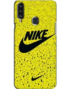 Чехол для Samsung Galaxy A20s (A207) с картинкой «Желтый текстурный Nike» Чехол для Samsung Galaxy A20s (A207) с картинкой «Желтый текстурный Nike»