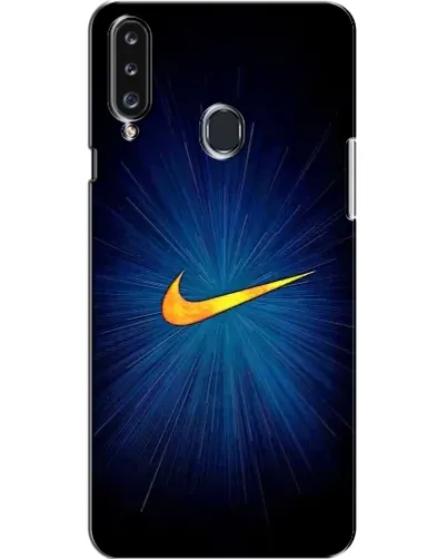 Чехол для Samsung Galaxy A20s (A207) с картинкой «Синий пульс Nike» Чехол для Samsung Galaxy A20s (A207) с картинкой «Синий пульс Nike»