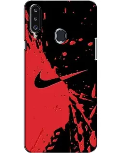 Чехол для Samsung Galaxy A20s (A207) с картинкой «Красные брызги Nike» Чехол для Samsung Galaxy A20s (A207) с картинкой «Красные брызги Nike»