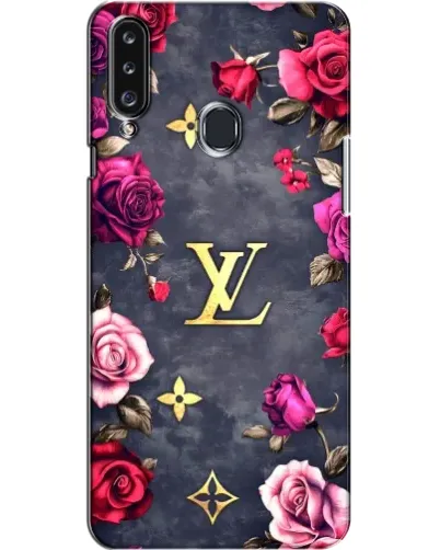Чехол для Samsung Galaxy A20s (A207) с картинкой «Цветочный Louis Vuitton»